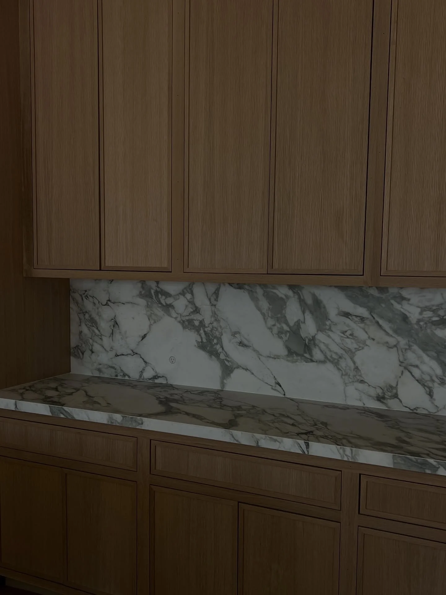 Arabescato, always. From the bold veining, the quiet confidence.. nothing does restrained drama like it.