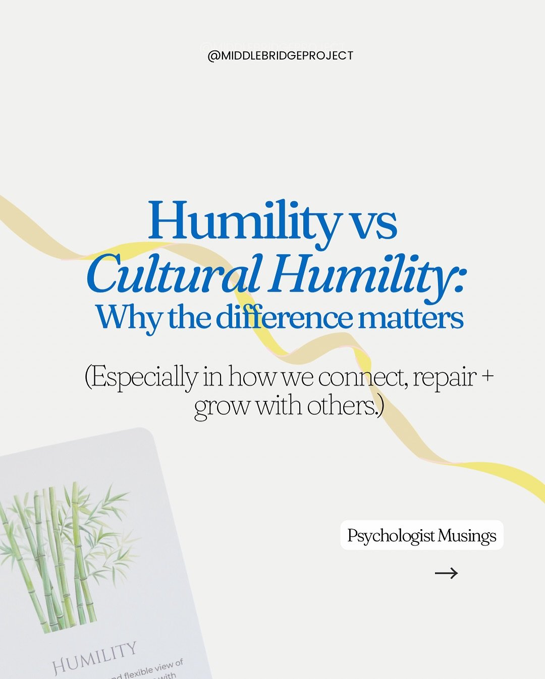 Did you know? That in many Asian cultures, bamboo is seen as a symbol of humility? 🎋it&rsquo;s hollow centre represents openness and willingness to learn and it bends with the wind but doesn&rsquo;t break, reminding us Humility is about quiet streng