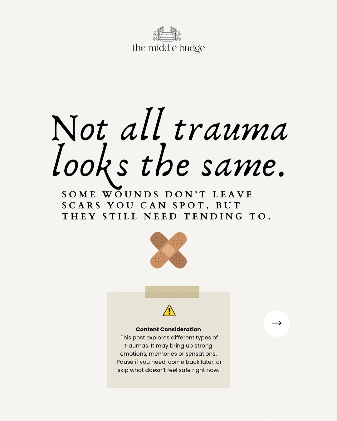 Not all trauma looks the same. Some wounds aren&rsquo;t visible but they still shape how we live, connect, and make sense of the world.

This post is offered for reflection, not diagnosis.
It&rsquo;s an invitation to notice, not to label. 
If somethi
