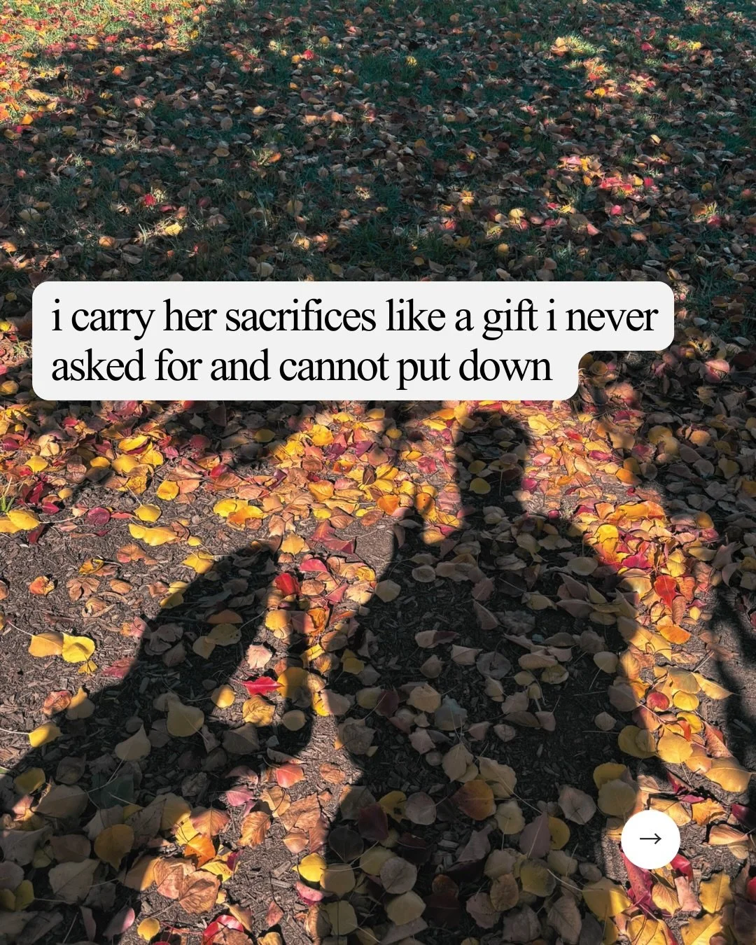 i write things down sometimes (see my 1766 logs in my notes) when something gets me thinking long enough that it needs somewhere to go. sometimes about the parts of love that don&rsquo;t get named.
to the mothers who gave everything and to the adult 