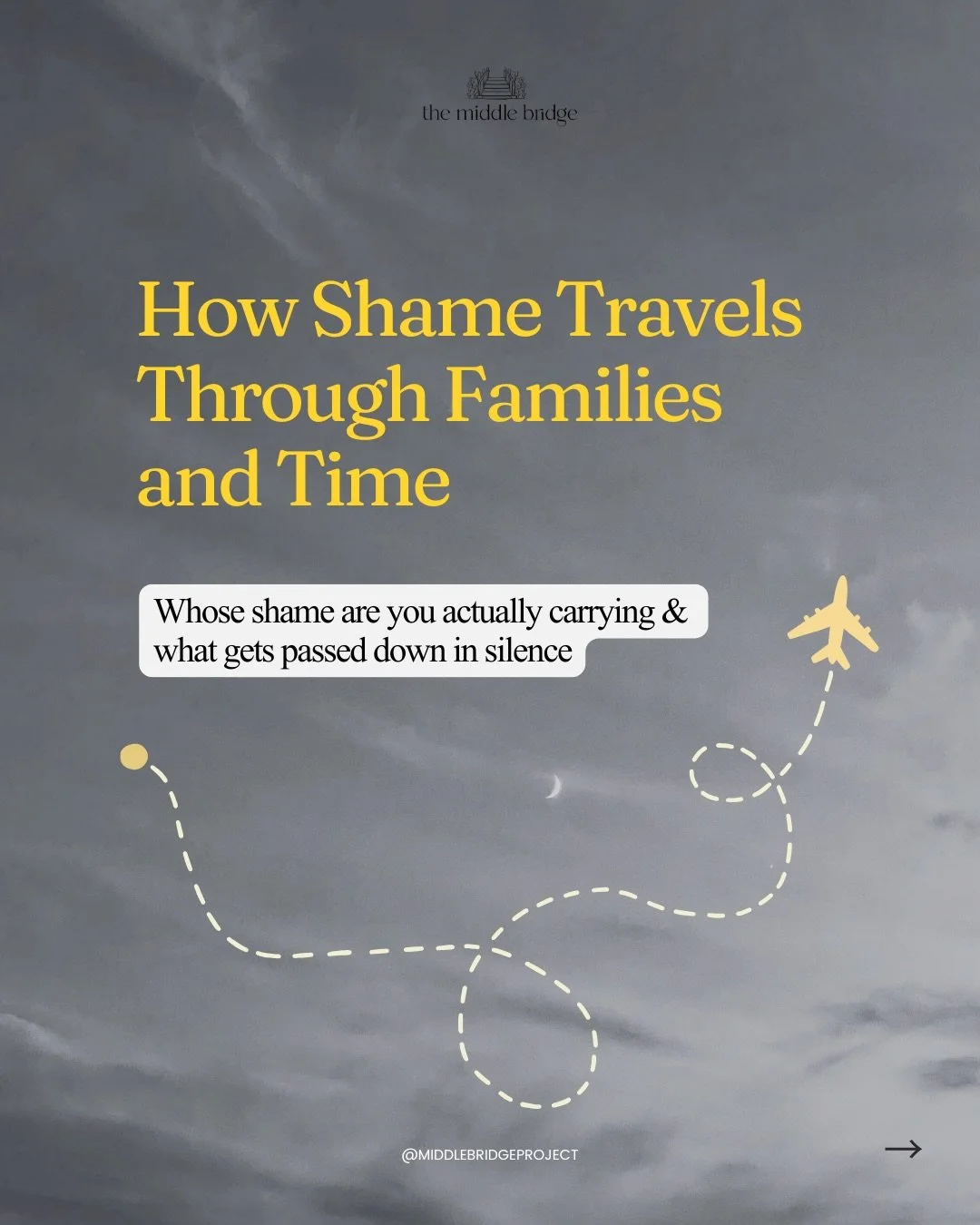 Somewhere along the way, we picked up shame that was never ours to begin with.

Research on intergenerational transmission suggests to us shame doesn&rsquo;t start with us and it starts earlier. For some, in colonisation that taught people their way 