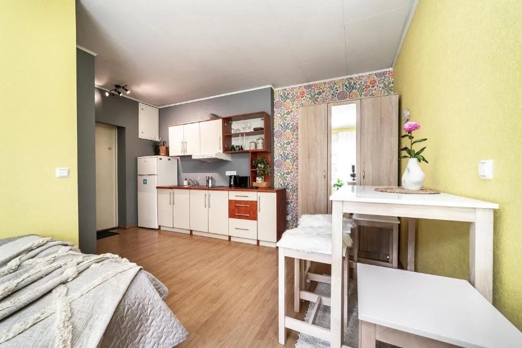 Peaceful studio with desk & free parking near city center