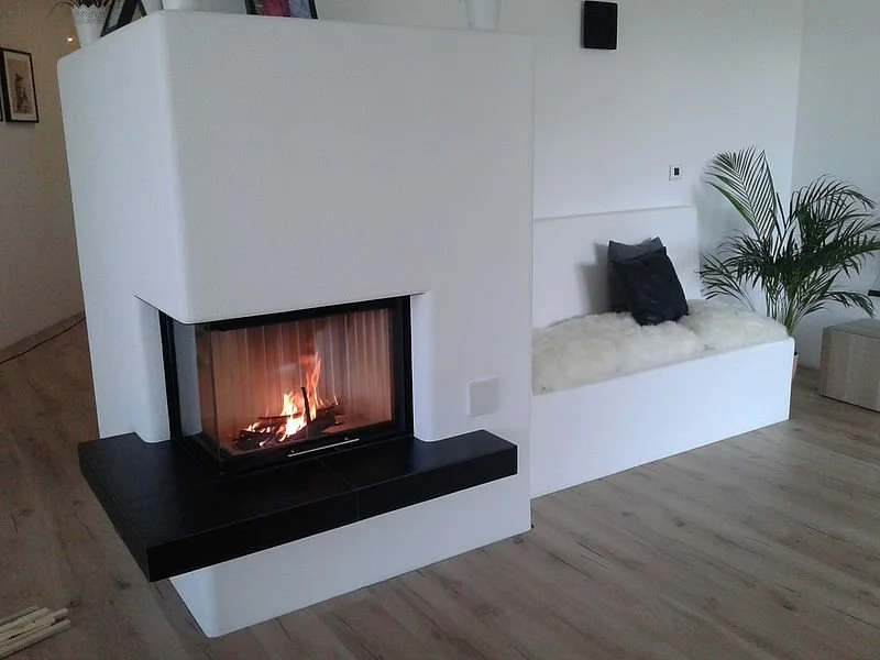 Sálavý krb - nejlepší možnost  pro nízkoenergetické a pasivní domy, široká designová variabilita