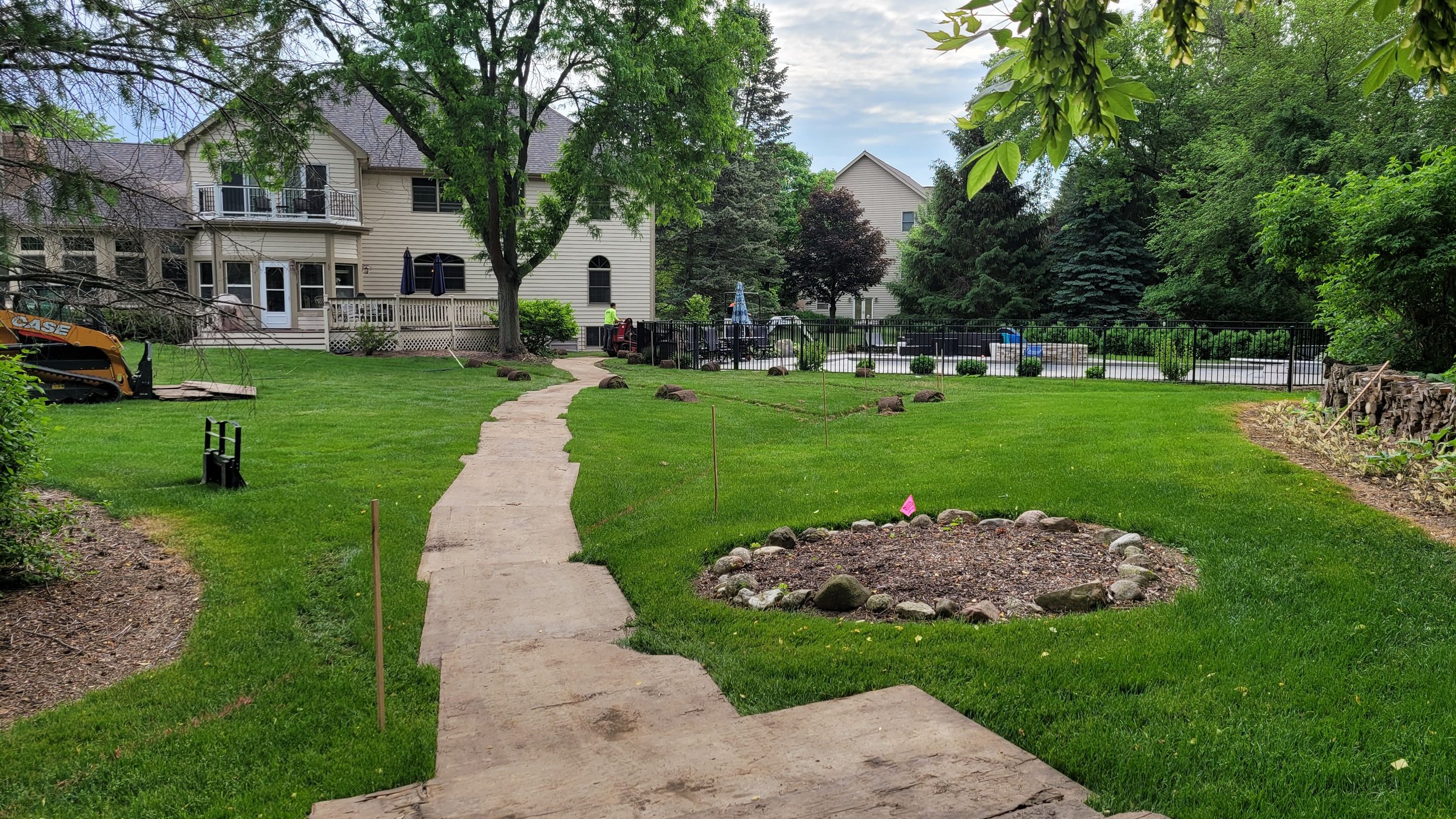 Solving Backyard Challenges With Landscaping & Drainage in Campton Hills, IL