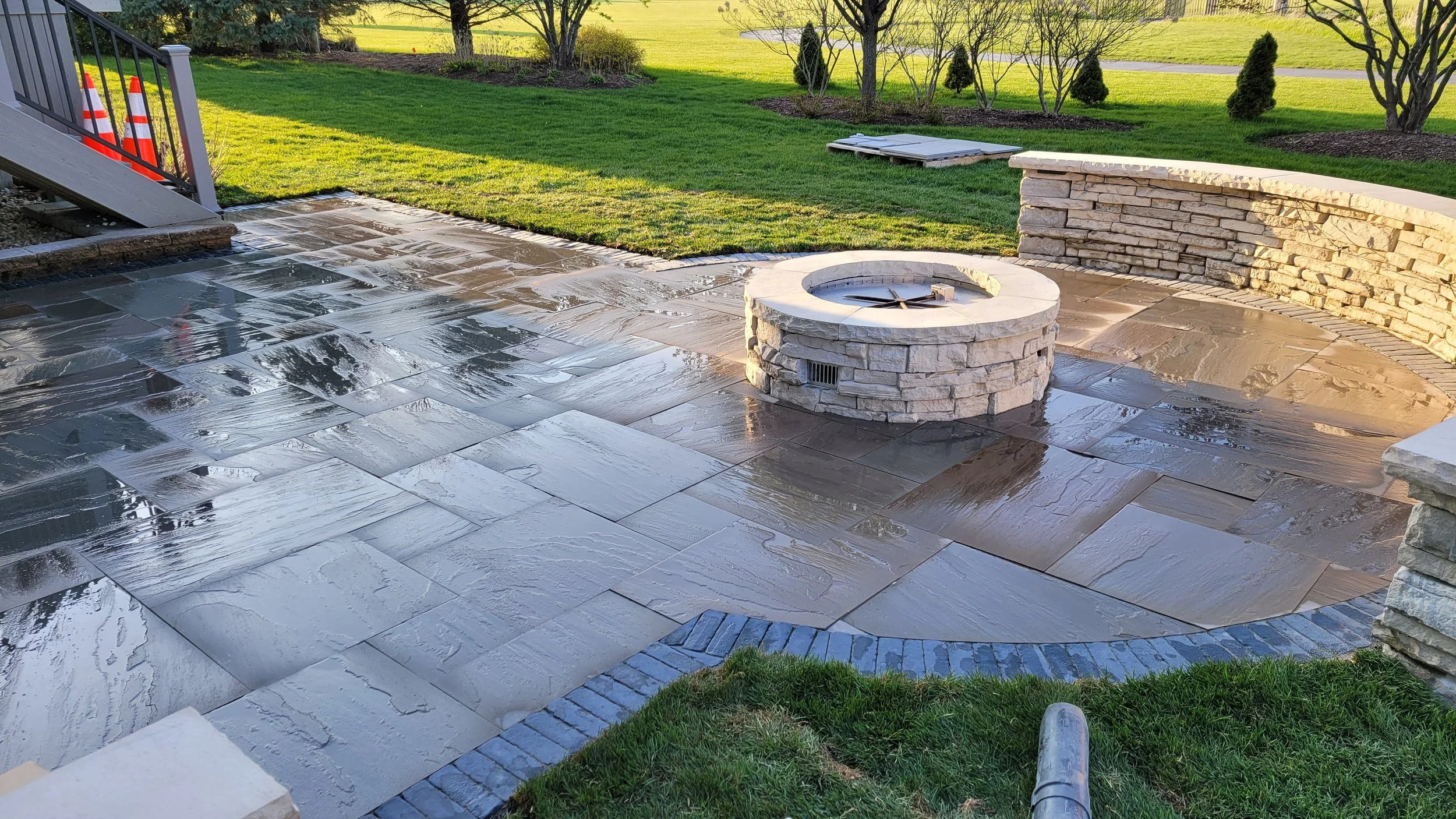 Fire Pit Installation in Union, IL: Fuel, Clearances and the Circle Around It