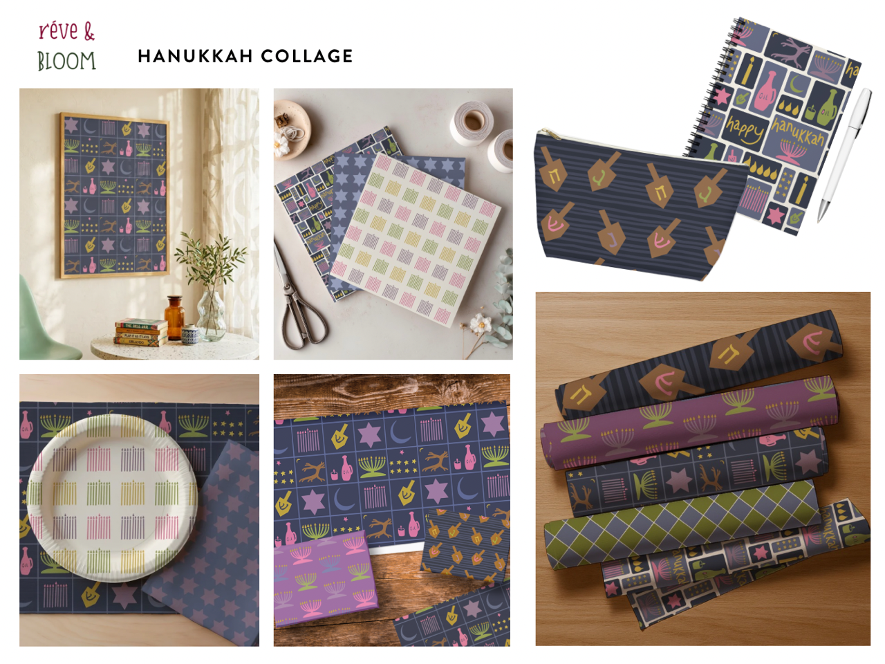 Hanukkah Collage
