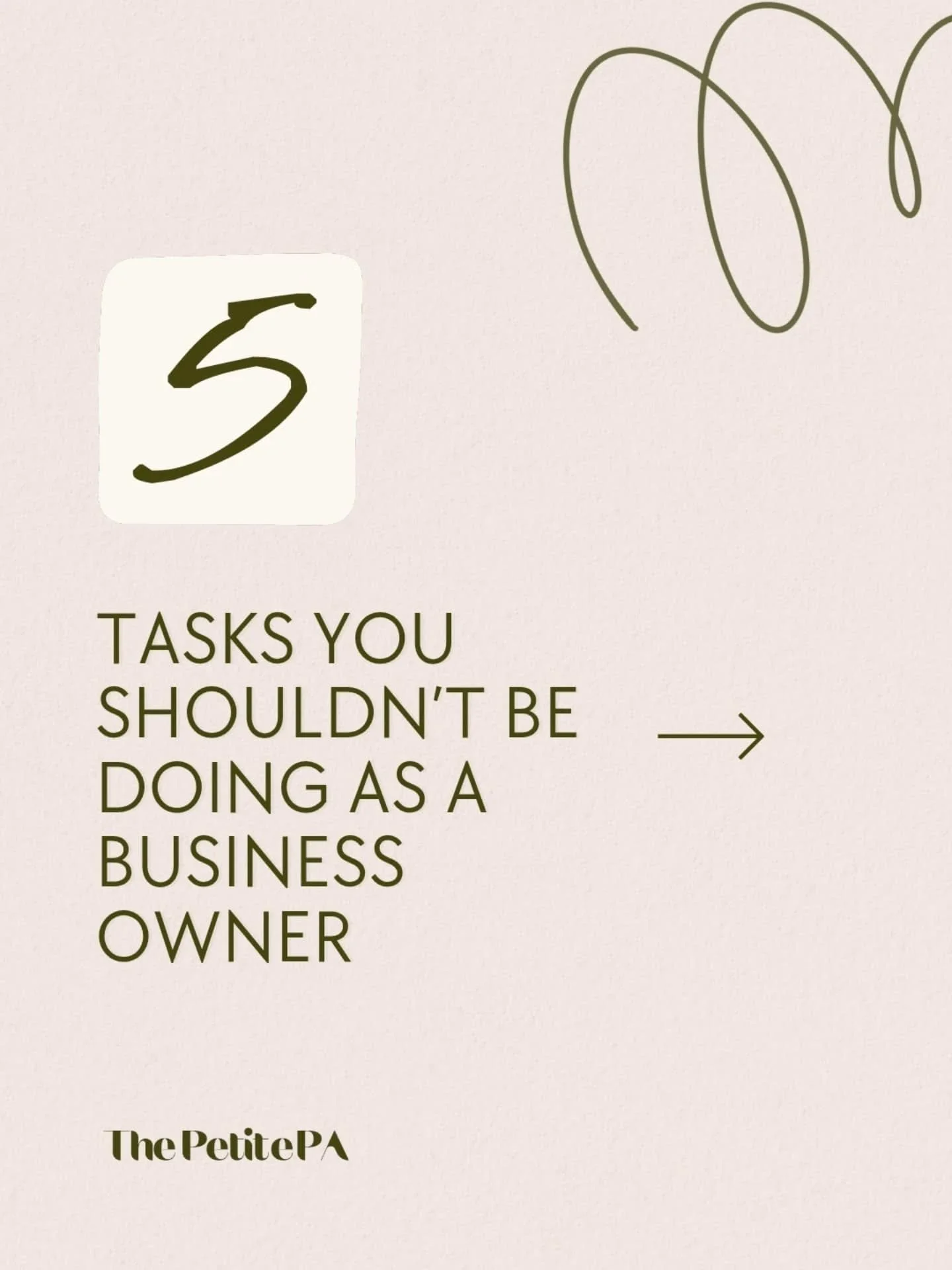 If you're still stuck in the weeds of content creation, chasing invoices or juggling logistics, you're not running your business - your business is running you ❌

The fastest way to grow isn't by doing more, it's by doing the right things:

✨ Strateg