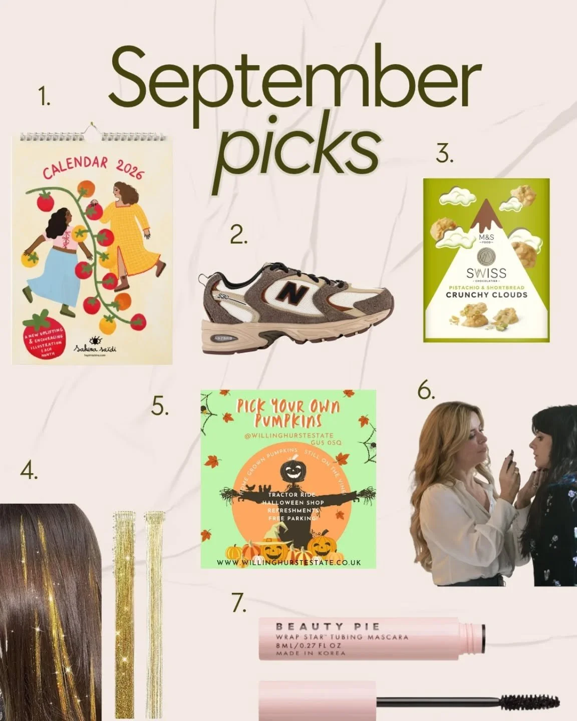 Just in time for my September Picks 😅 the quickest, craziest month ever for me! Here's what caught my eye ❤️

1. @heyimsakina 2026 calendar is out and it's packed full with beautiful illustrations to get you through the year 

2. @officeshoes New Ba