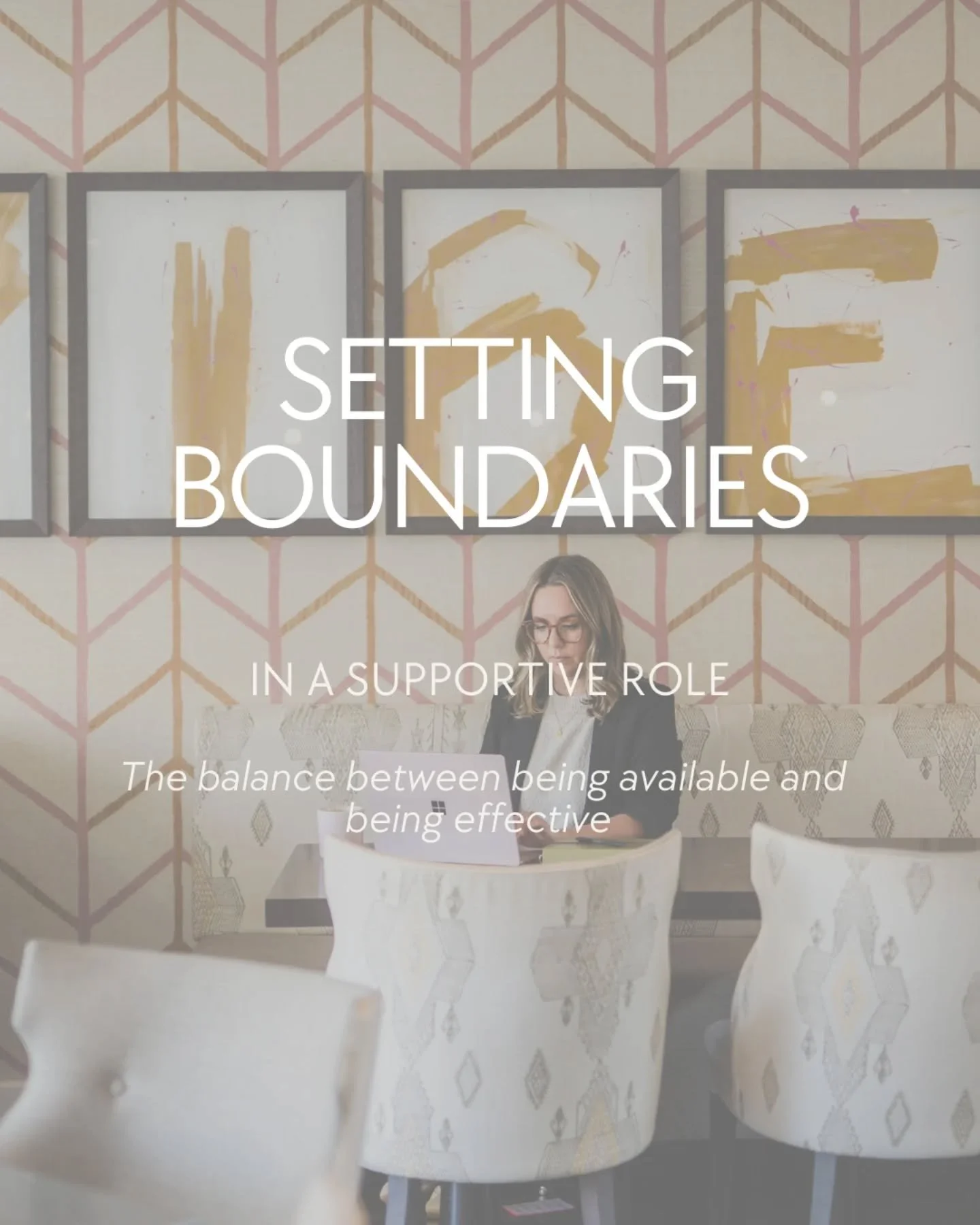 Setting boundaries when you&rsquo;re the go to person is tough. Especially when you care, you&rsquo;re capable and people rely on you. But the strongest support roles aren&rsquo;t built on constant availability. They&rsquo;re built on clarity, trust 