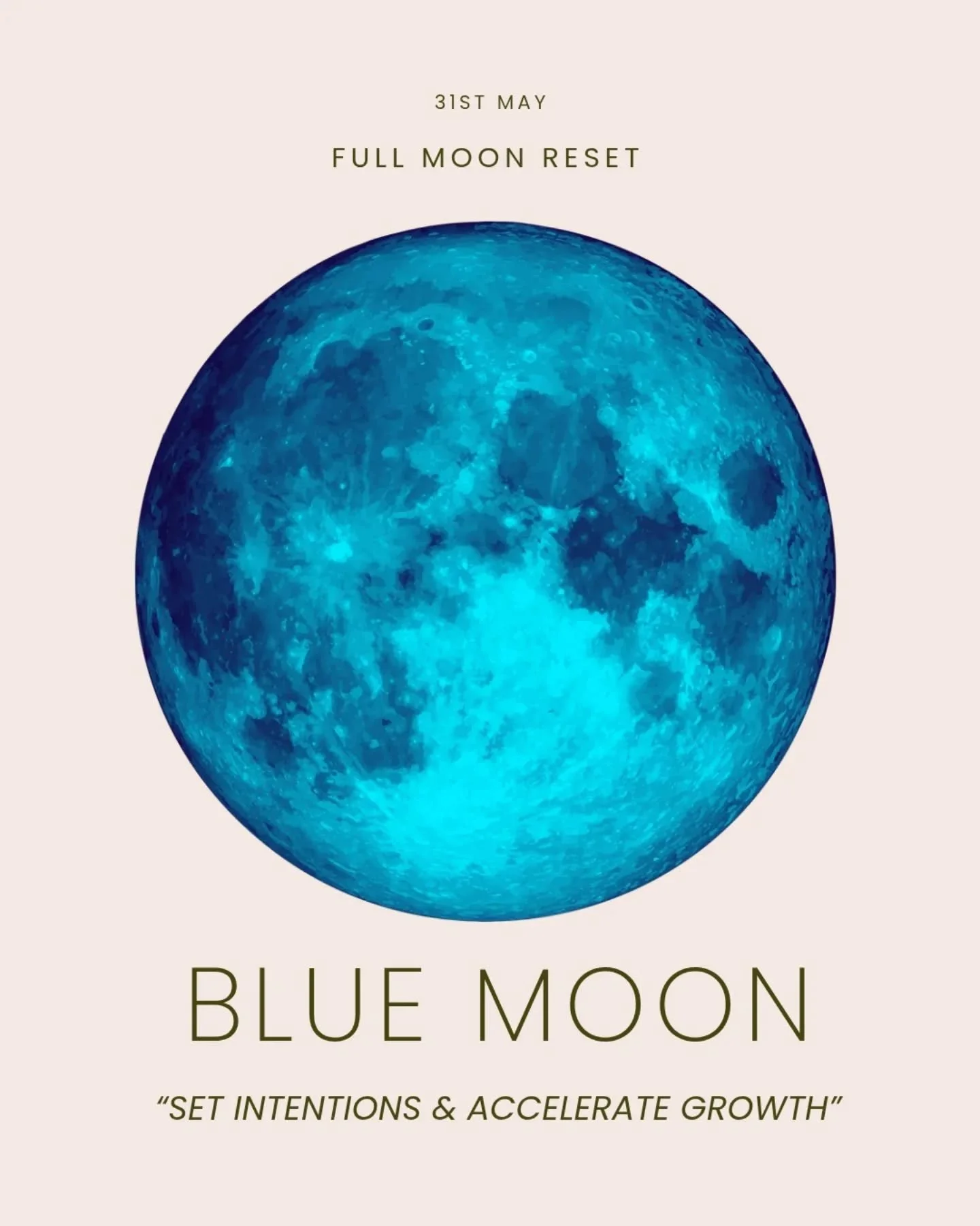 🌕 Blue Moon energy 🌕

Named after its rarity, a Blue Moon only comes around every few years and is often associated with reflection, transformation and emotional honesty.

A chance to pause, reset and consider what you're ready to leave behind befo
