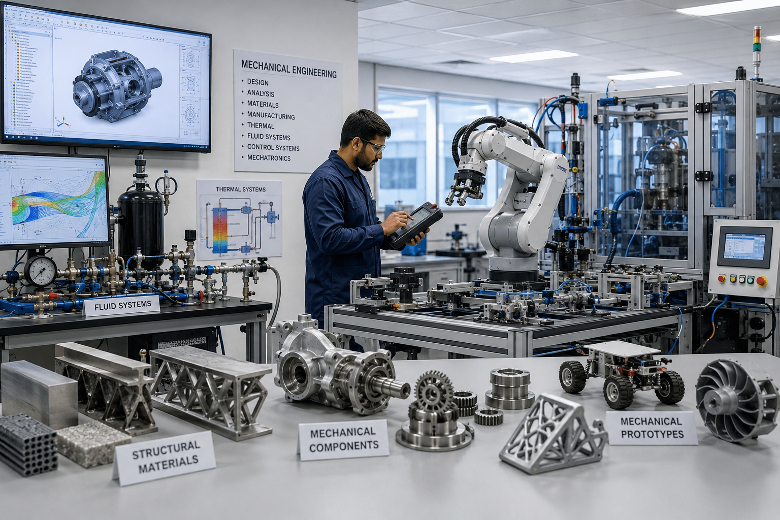 What Are the Main Areas of Mechanical Engineering?