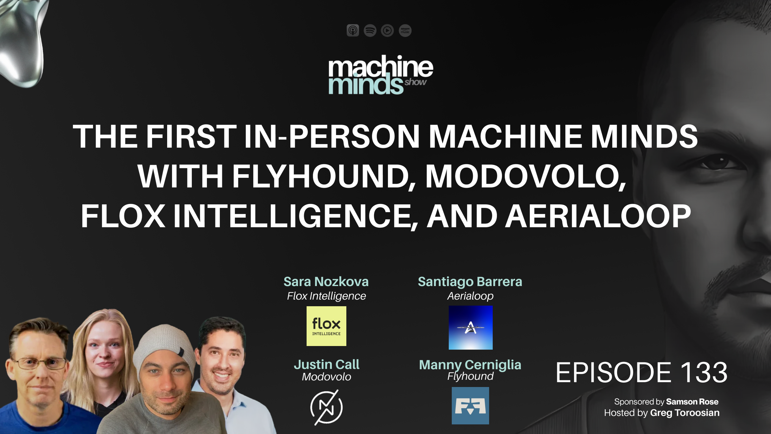 The First In-Person Machine Minds with Flyhound, Modovolo, Flox Intelligence, and Aerialoop
