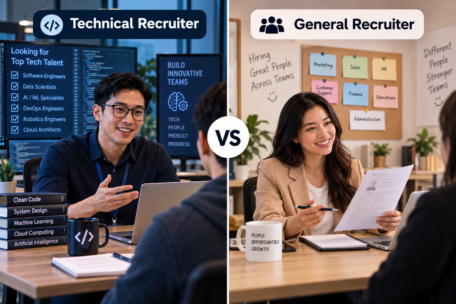 Technical Recruiter vs. General Recruiter: Key Differences