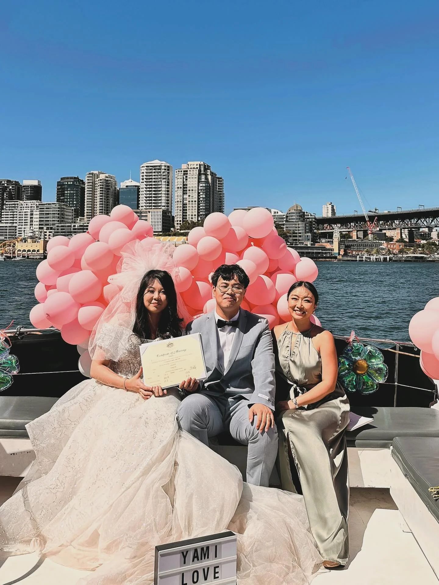 “They said ‘tie the knot’ — 
we said ‘let’s do it where knots actually belong.’ 
πͺ’π₯οΈ
A private yacht, two people in love, 
Now setting sail… straight into married life.” πππΎ
#KnotTied #Yach