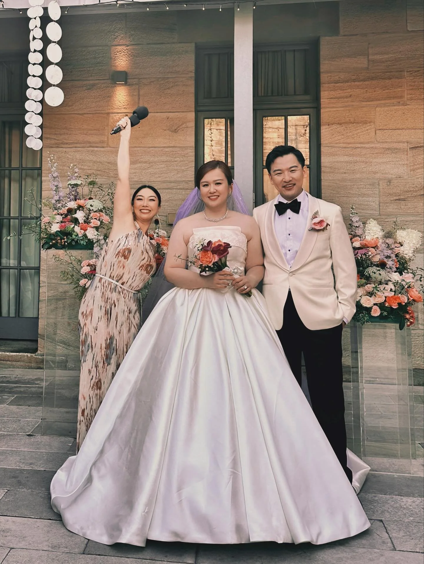 As their celebrant, I witnessed the tears of joy.
As their MC, I saw tears from laughter.

That&rsquo;s the magic of a wedding day!
from heartfelt vows to unfiltered dance floor chaos.
A full emotional tasting menu: love, laughter, tears, and a whole