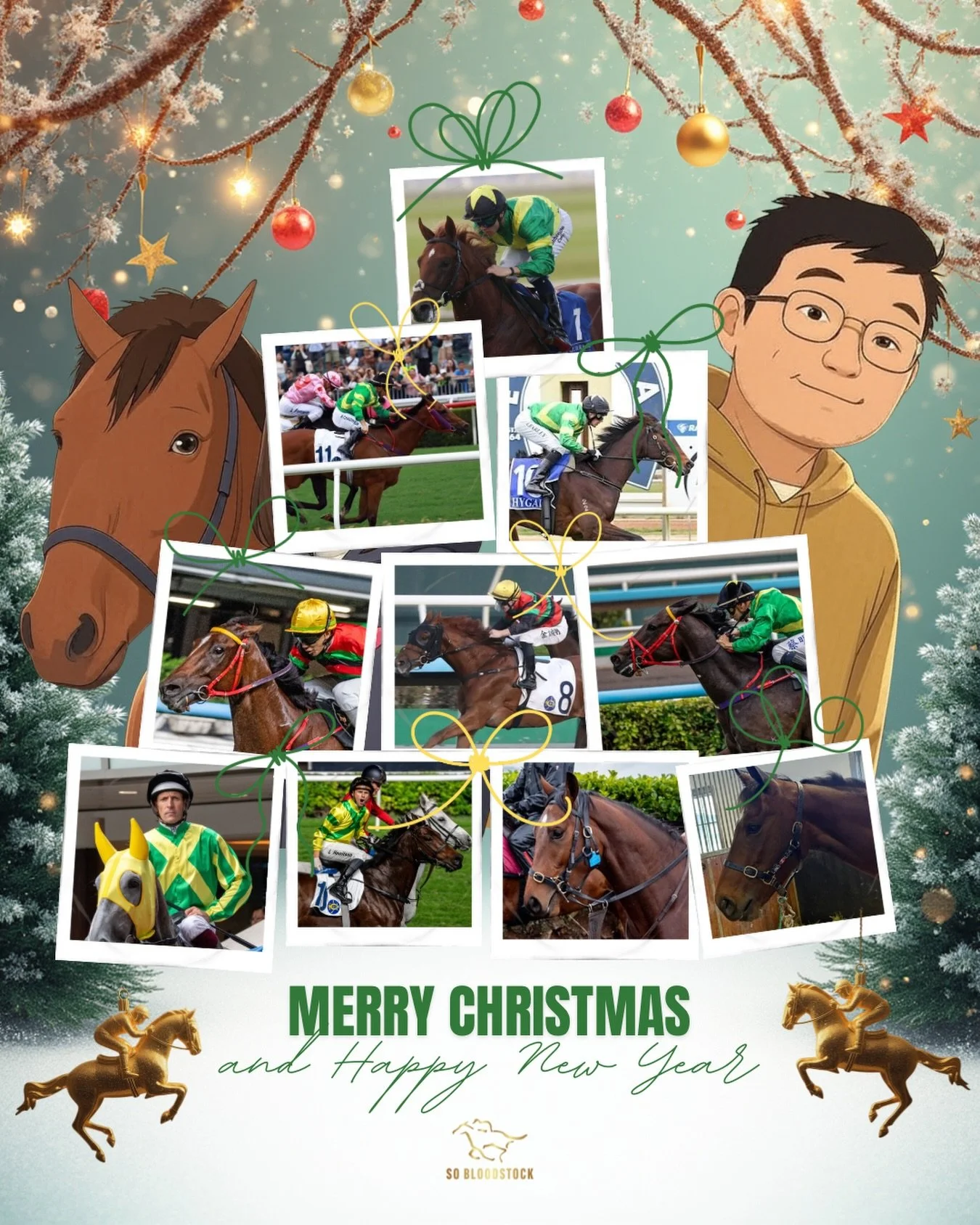 Merry Christmas and a Happy New Year from the So family!