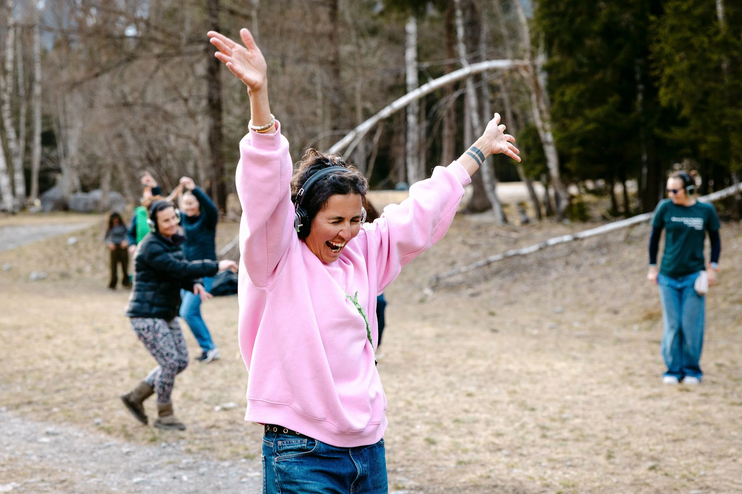 corporate team building Chamonix Silent Sessions