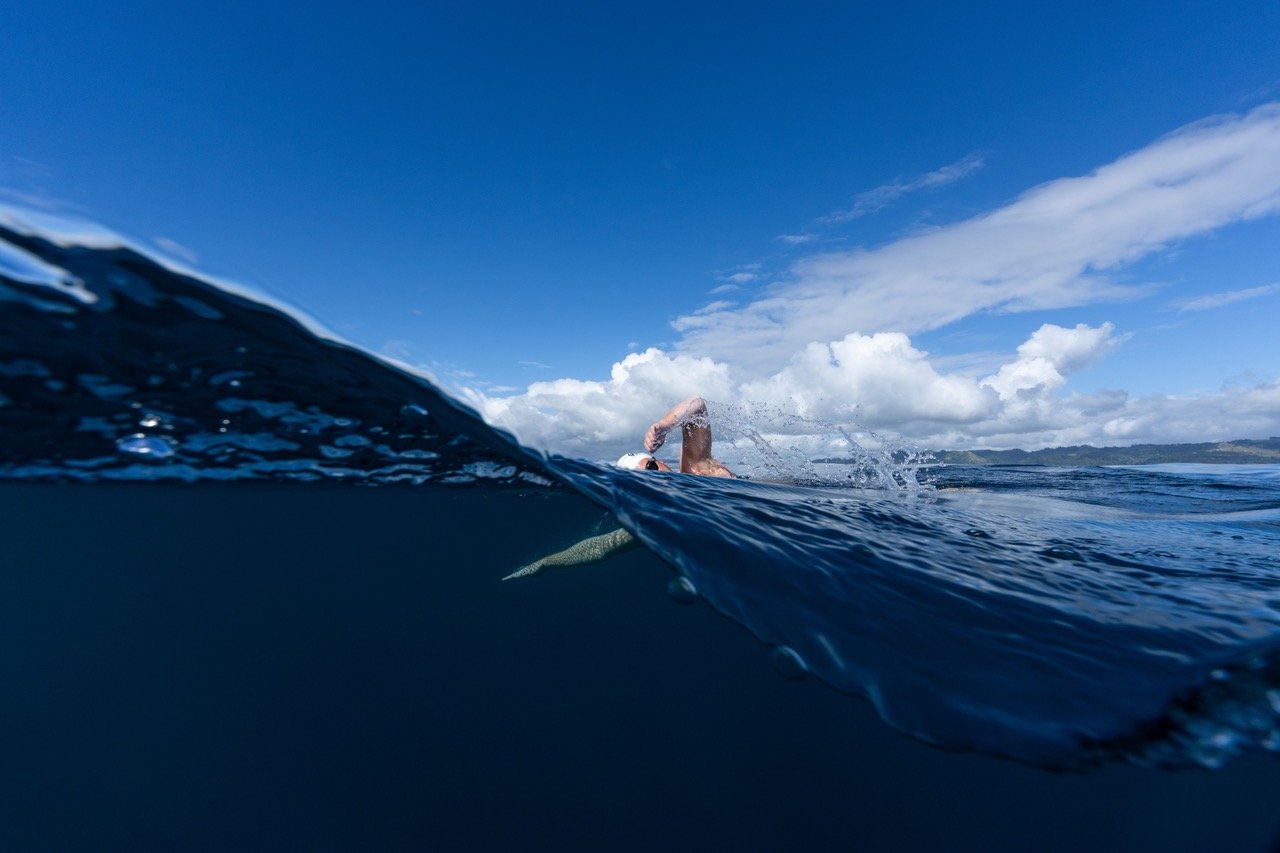 Swimming for the 99.6% unprotected: an ocean swim world record attempt 