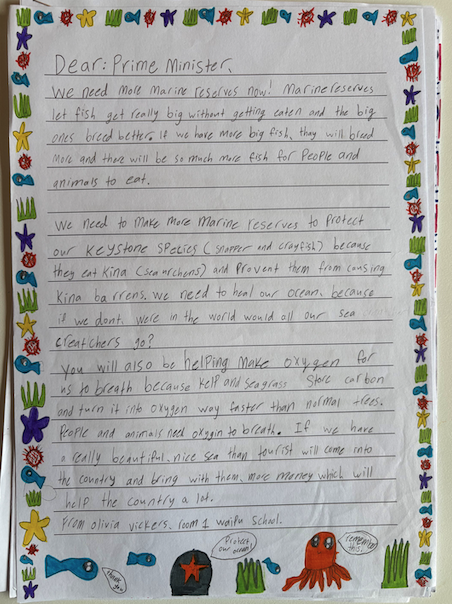 Student letter to Prime Minister