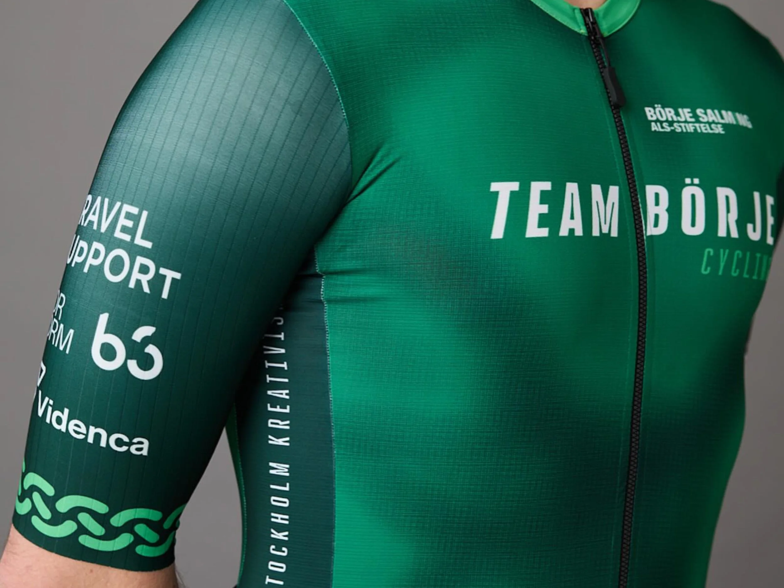 TEAM BÖRJE CYCLING  Apparel design and visual assets for Team Börje Cycling, a charity cycling team raising funds for ALS research in honor of Börje Salming.