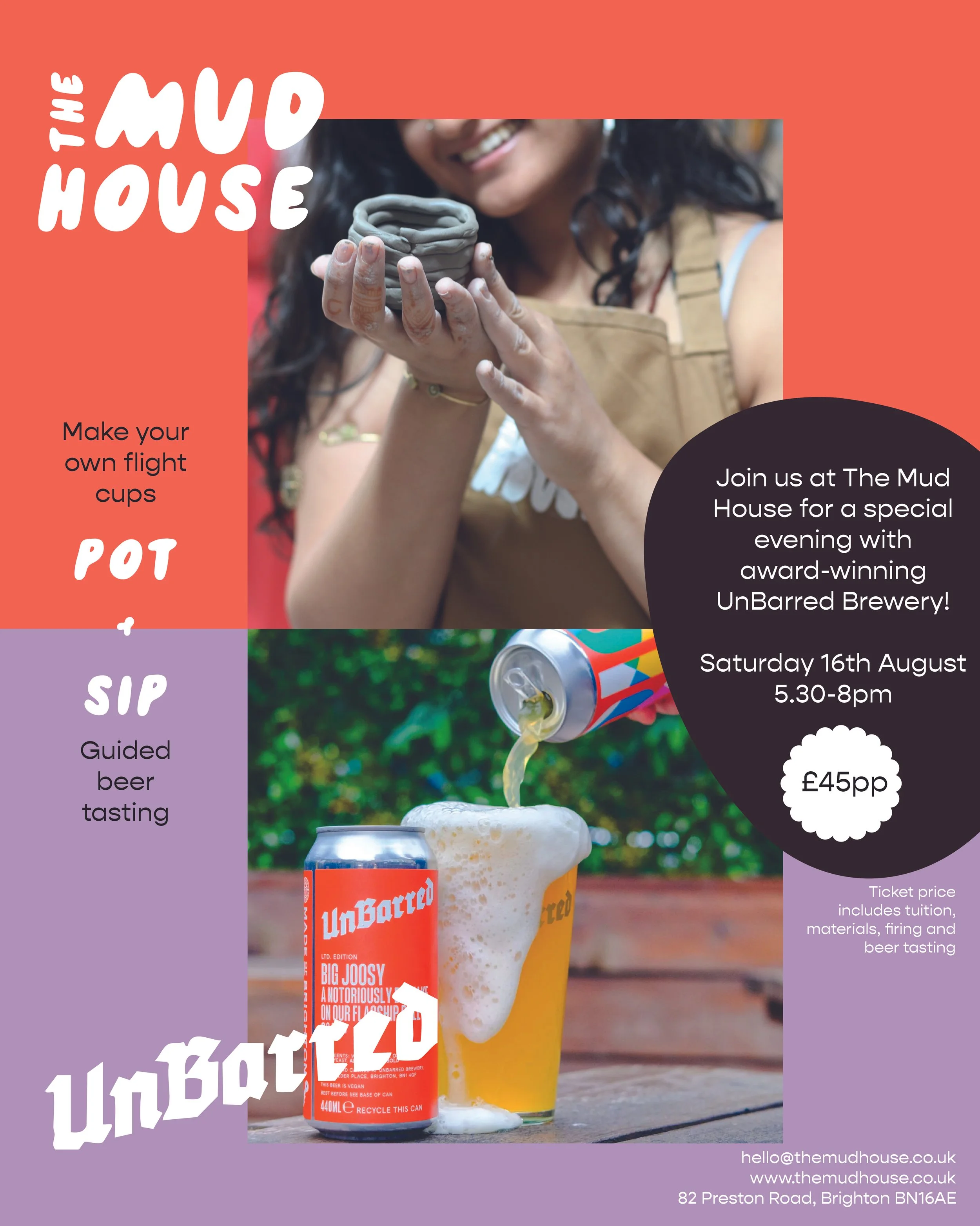 (Level 0) POT & SIP with Unbarred x The Mud House