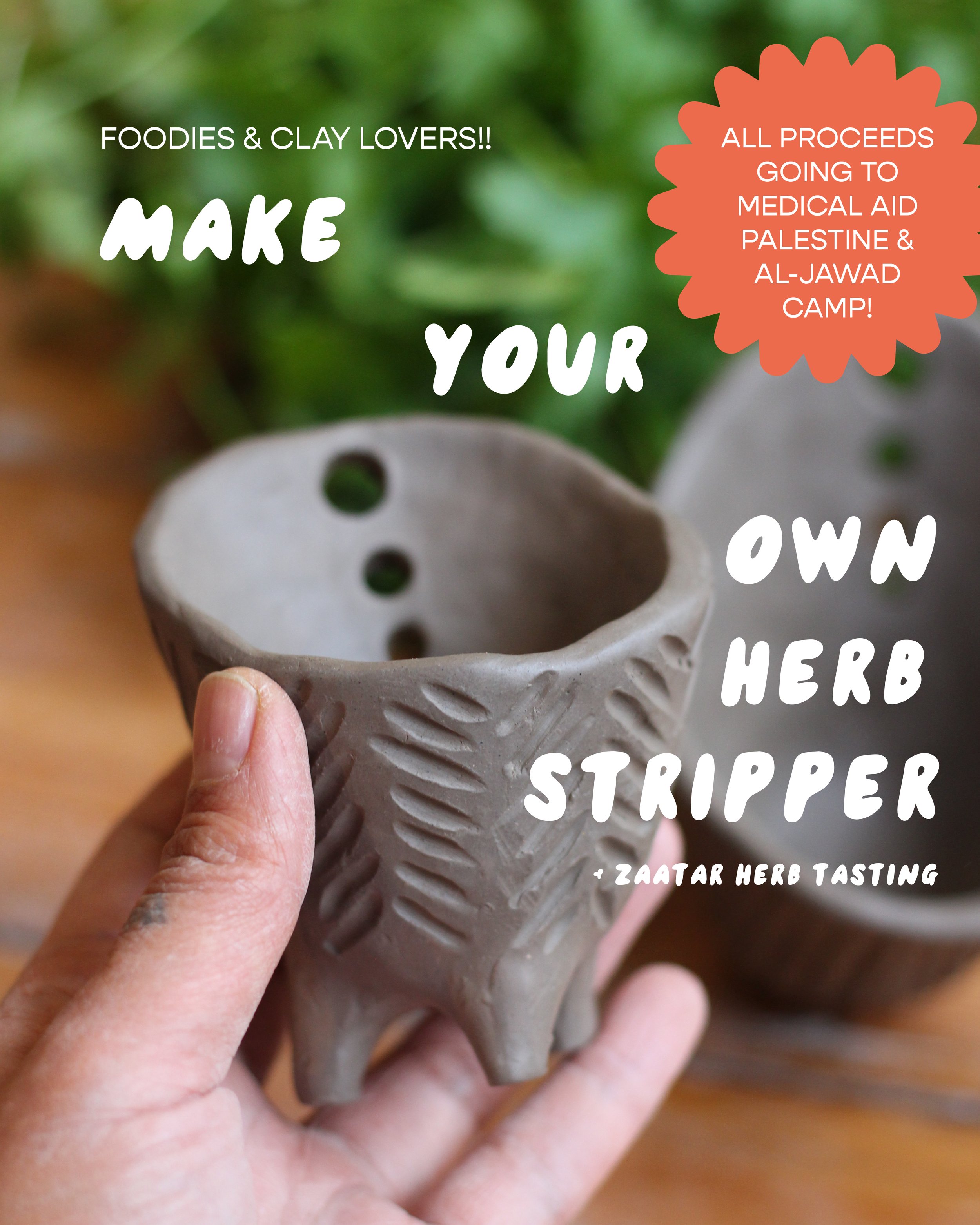 Make your Own Herb Stripper &amp; Zaatar tasting