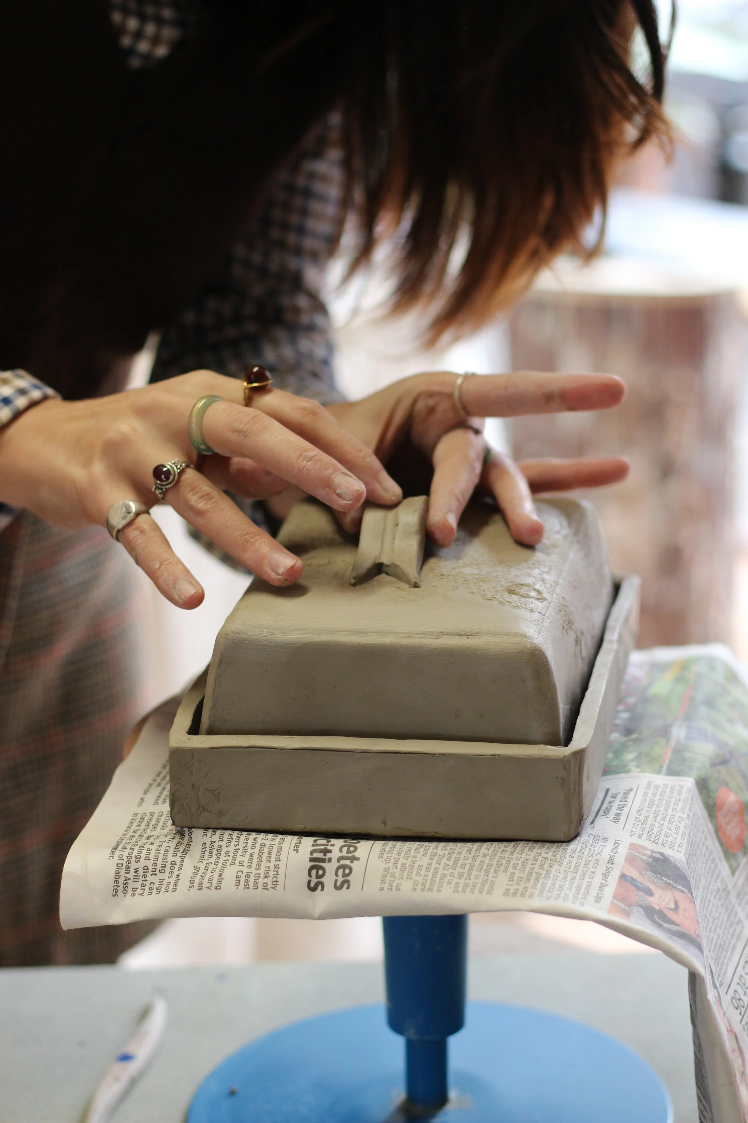 (Level 0) Create Your Own Butter Dish: Hand building Workshop