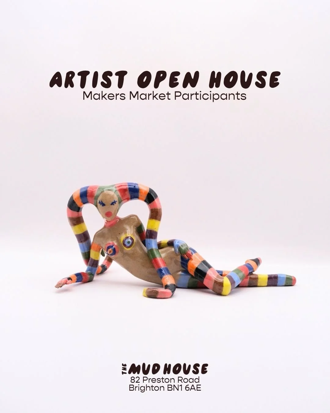 🕺We&rsquo;re thrilled to welcome everyone in this weekend for @artistsopenhouses at The Mud House! Come by and peruse our Maker&rsquo;s Market where you&rsquo;ll find unique handmade pieces like these PLUS creations of all kinds made by our members,