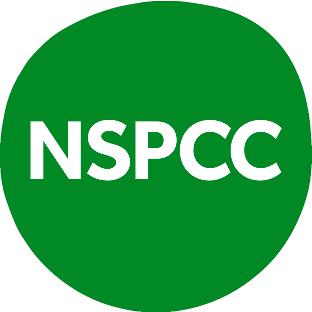 NSPCC logo - green circle with white text reading 'NSPCC' in the centre.