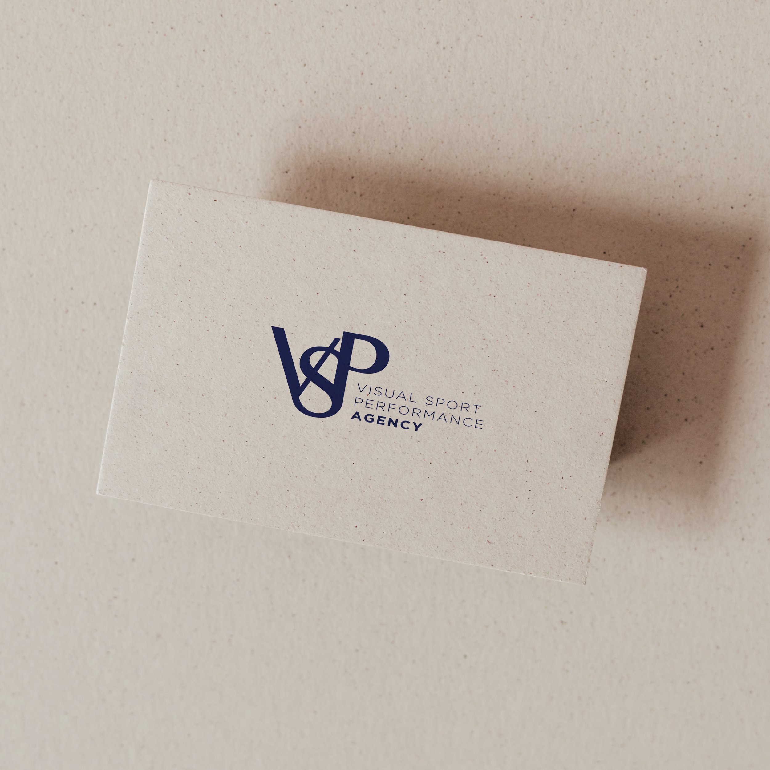 Carte de visite ou de présentation de l'agence Visual Sport Performance.