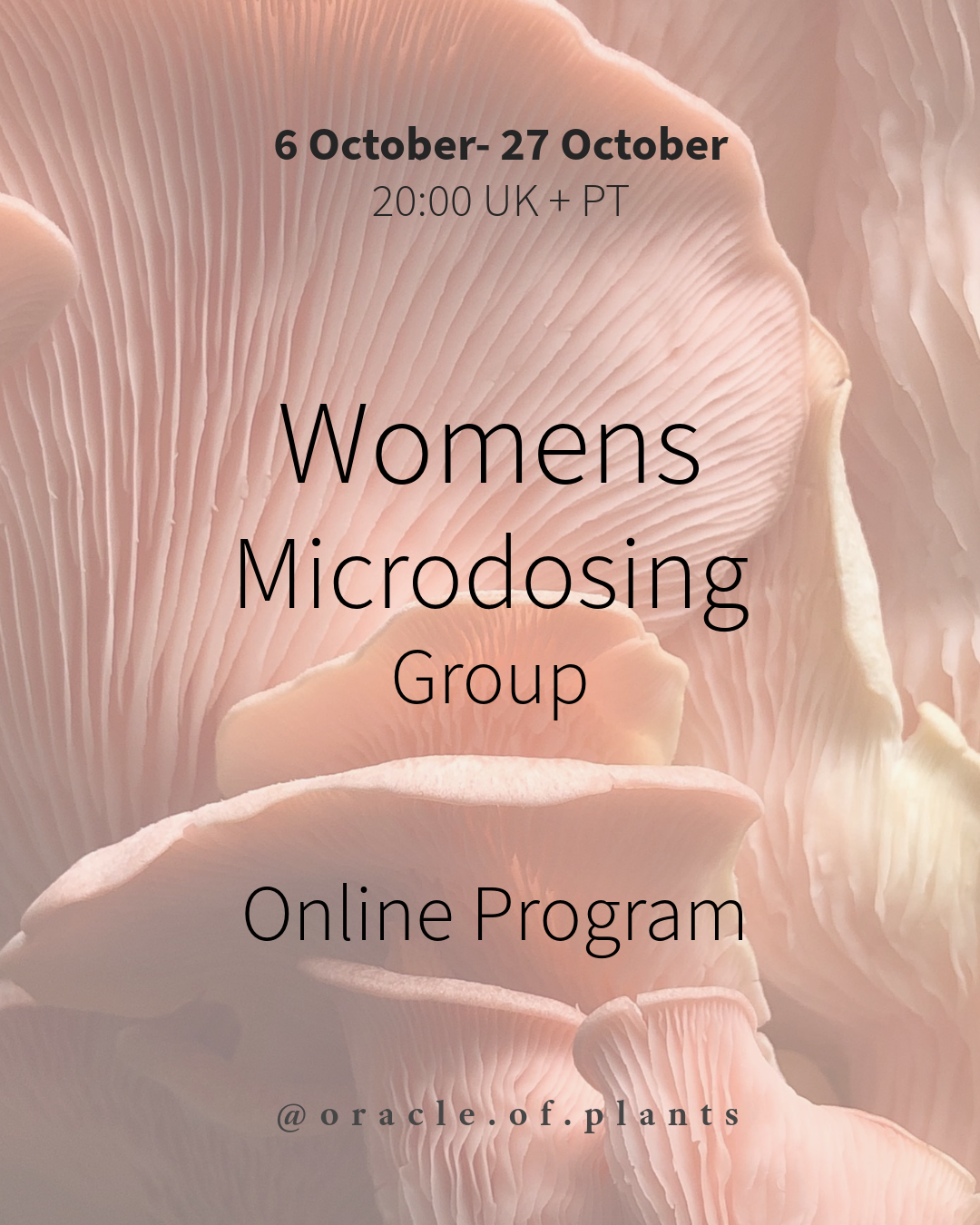 Microdosing Group - October
