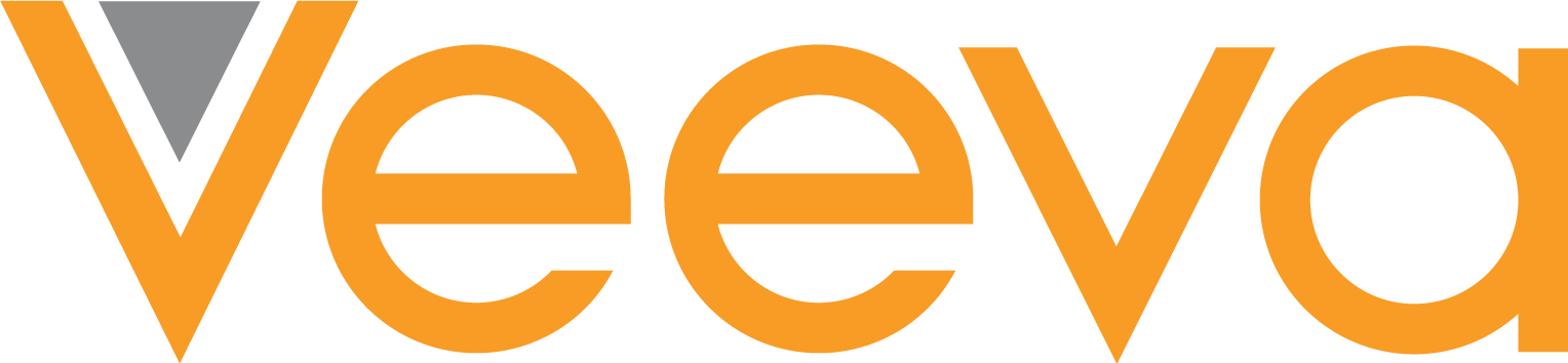 Client logo for Veeva congress. Congress production.