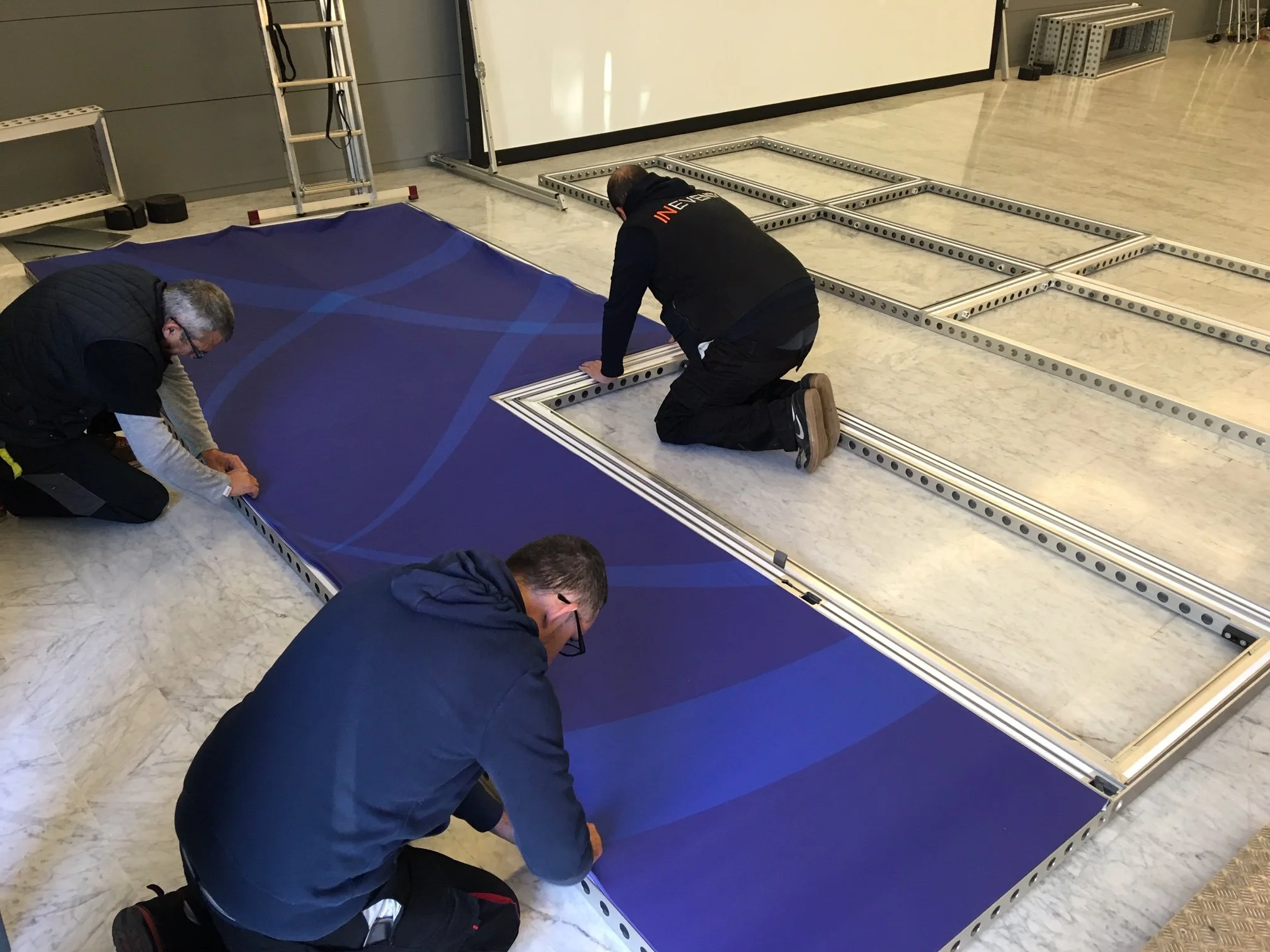 beMatrix hire and installation at NH hotel malaga, spain. 