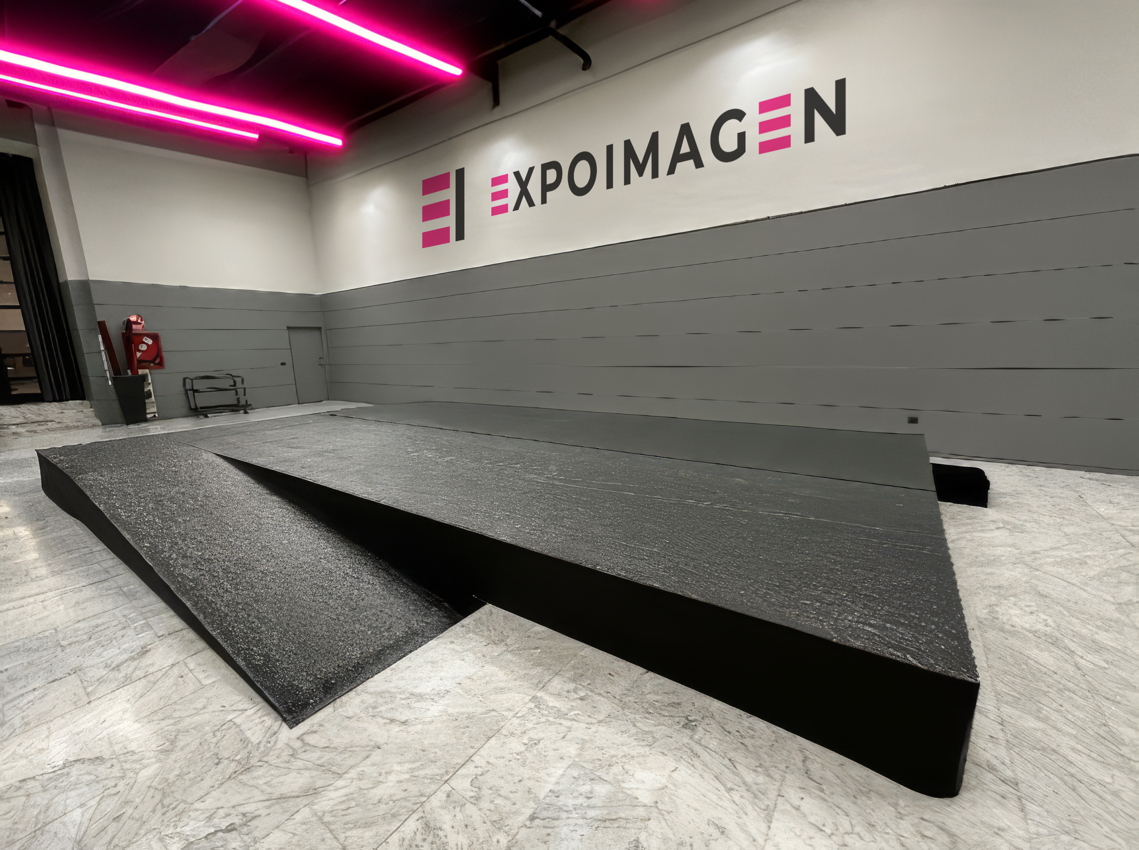 Stage hire and installation in malaga, spain. 