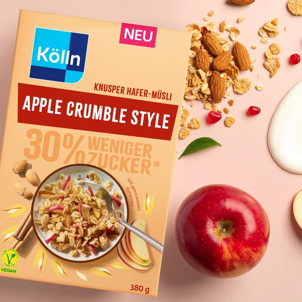 Kölln: 30% Weniger Zucker
