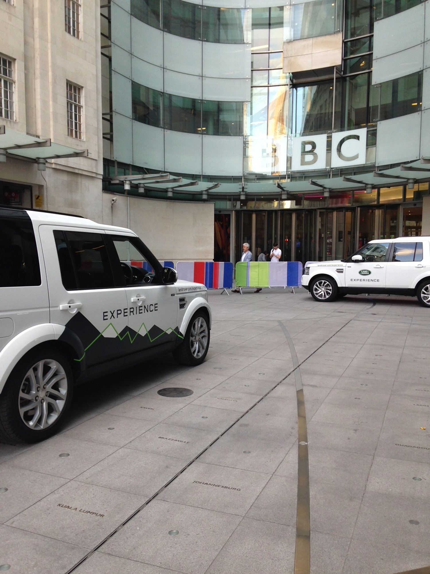 Land Rover Experience PR at BBC