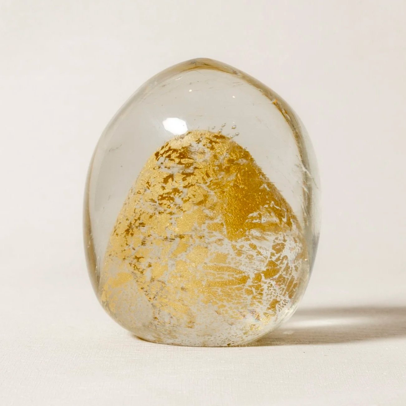 Gold Leaf Paperweight