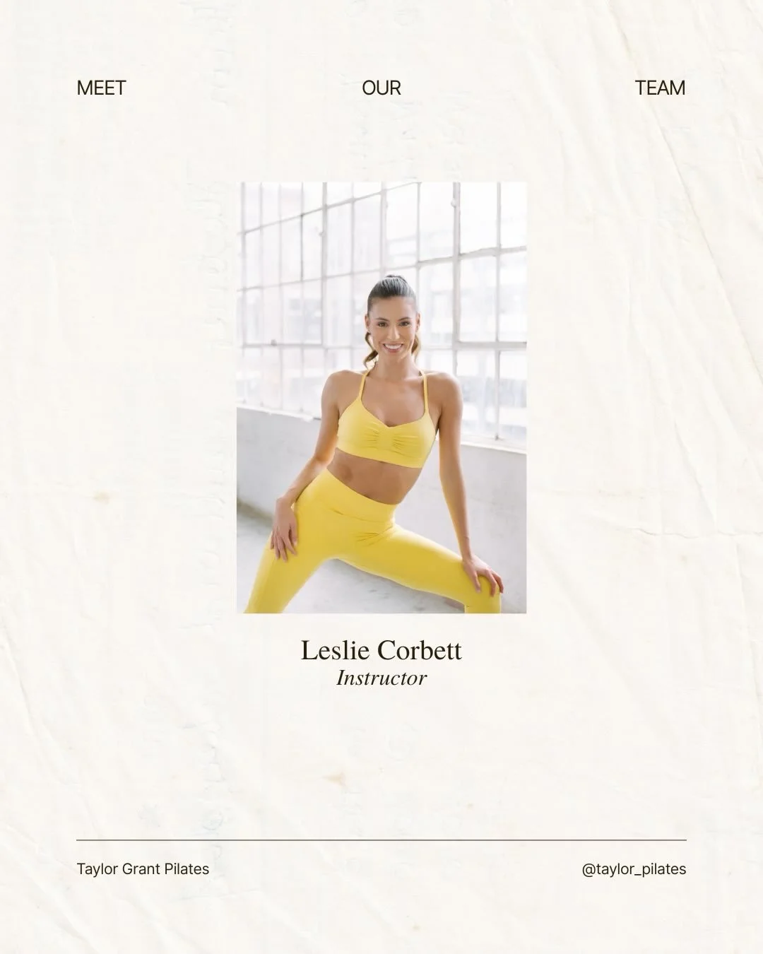 Teacher spotlight!!! Leslie✨✨