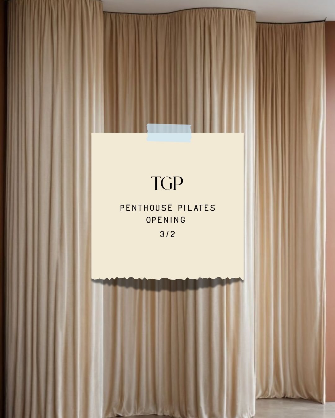 TGP Penthouse Pilates at the Cigar Factory! Opening Monday, 3/2! 🤍