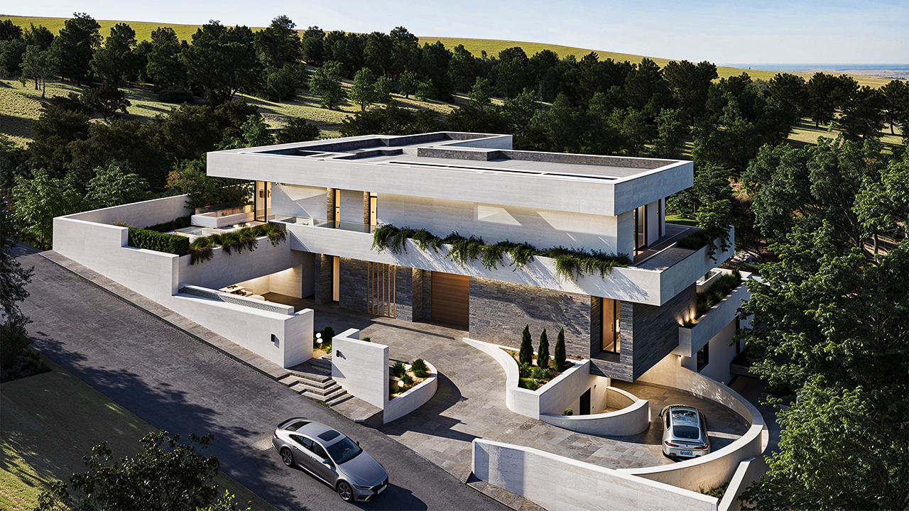 An image of the House over cliff.