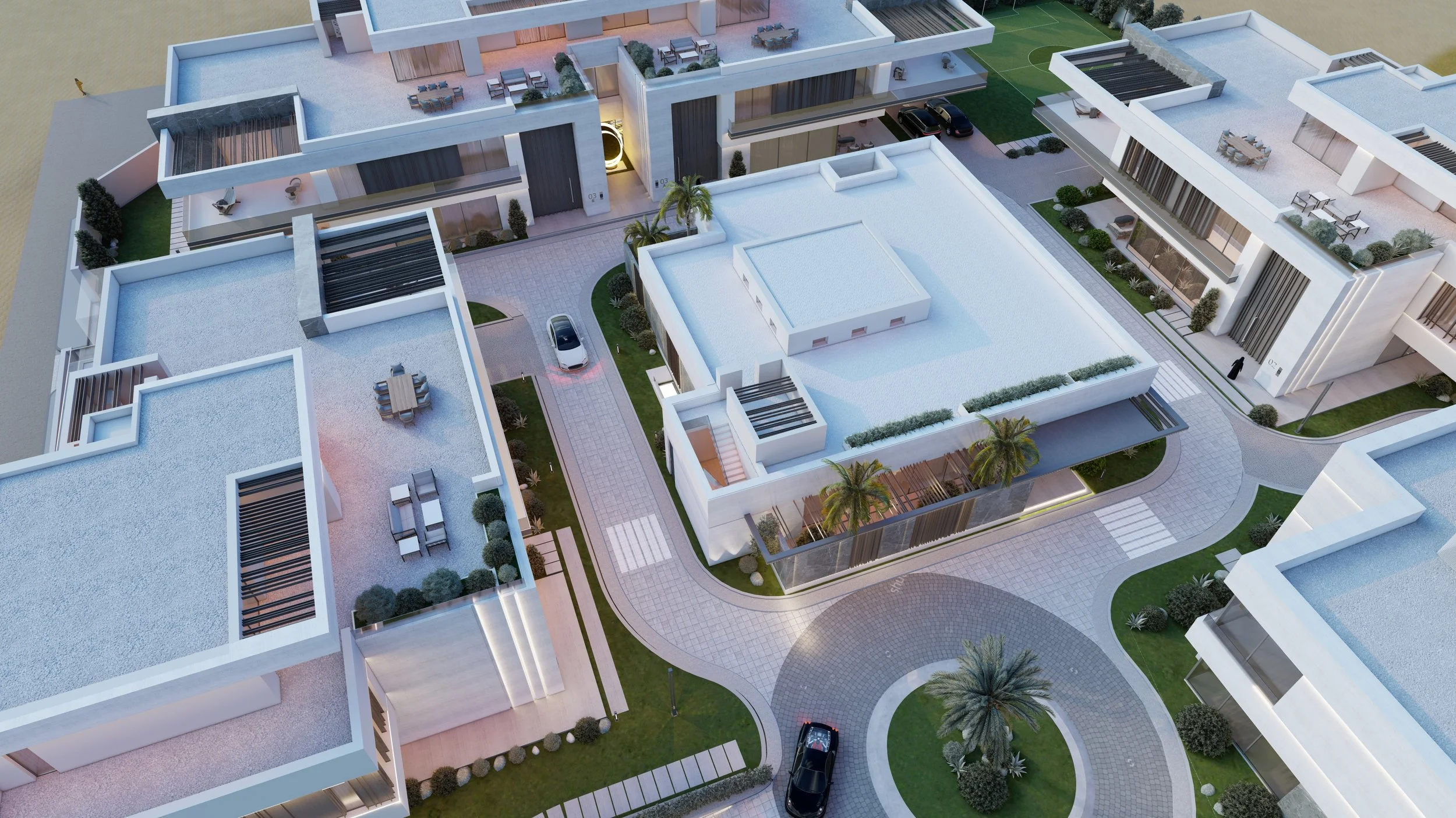 Image of white plaster compound