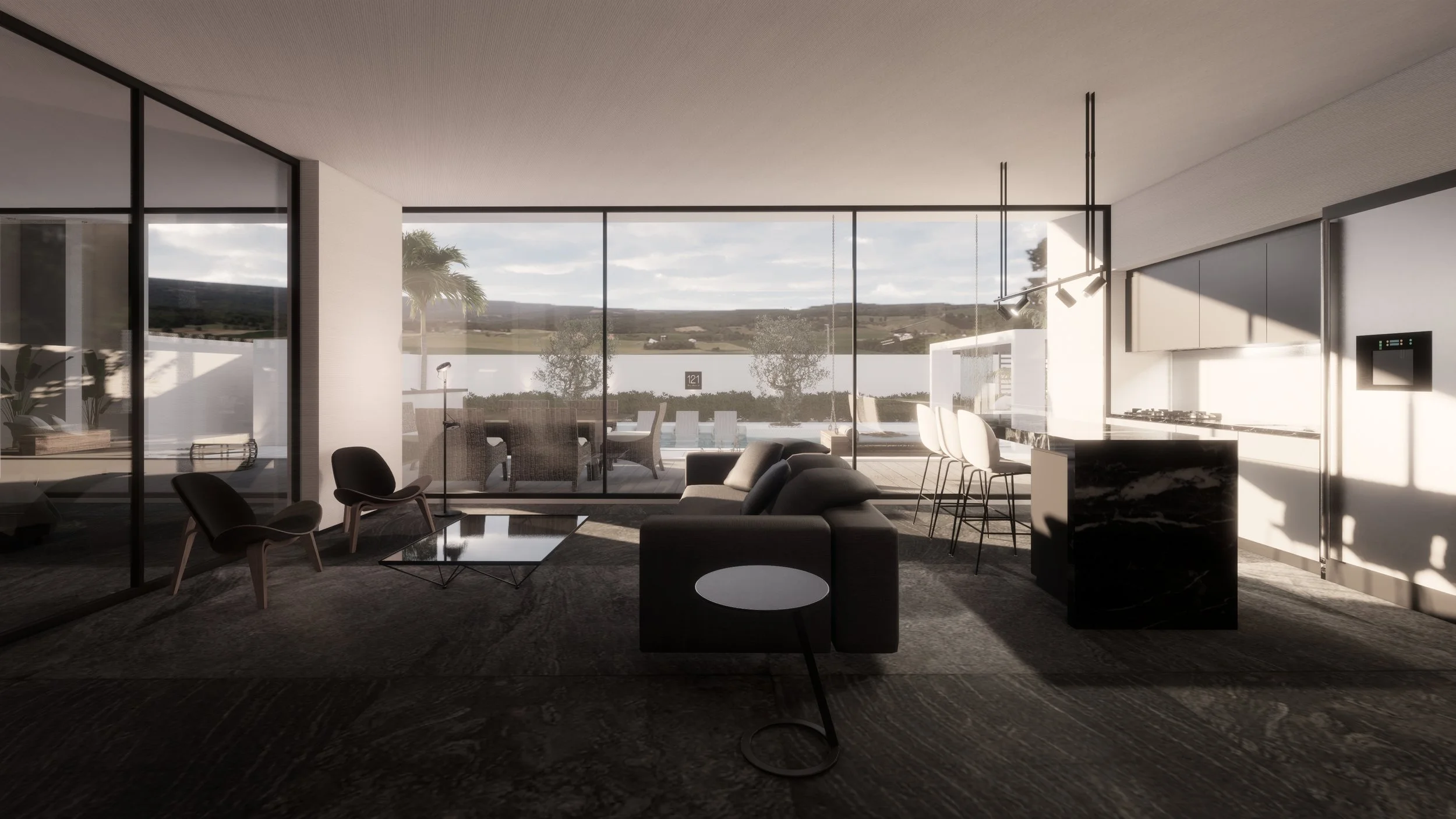 An image of the Chalet on the sea