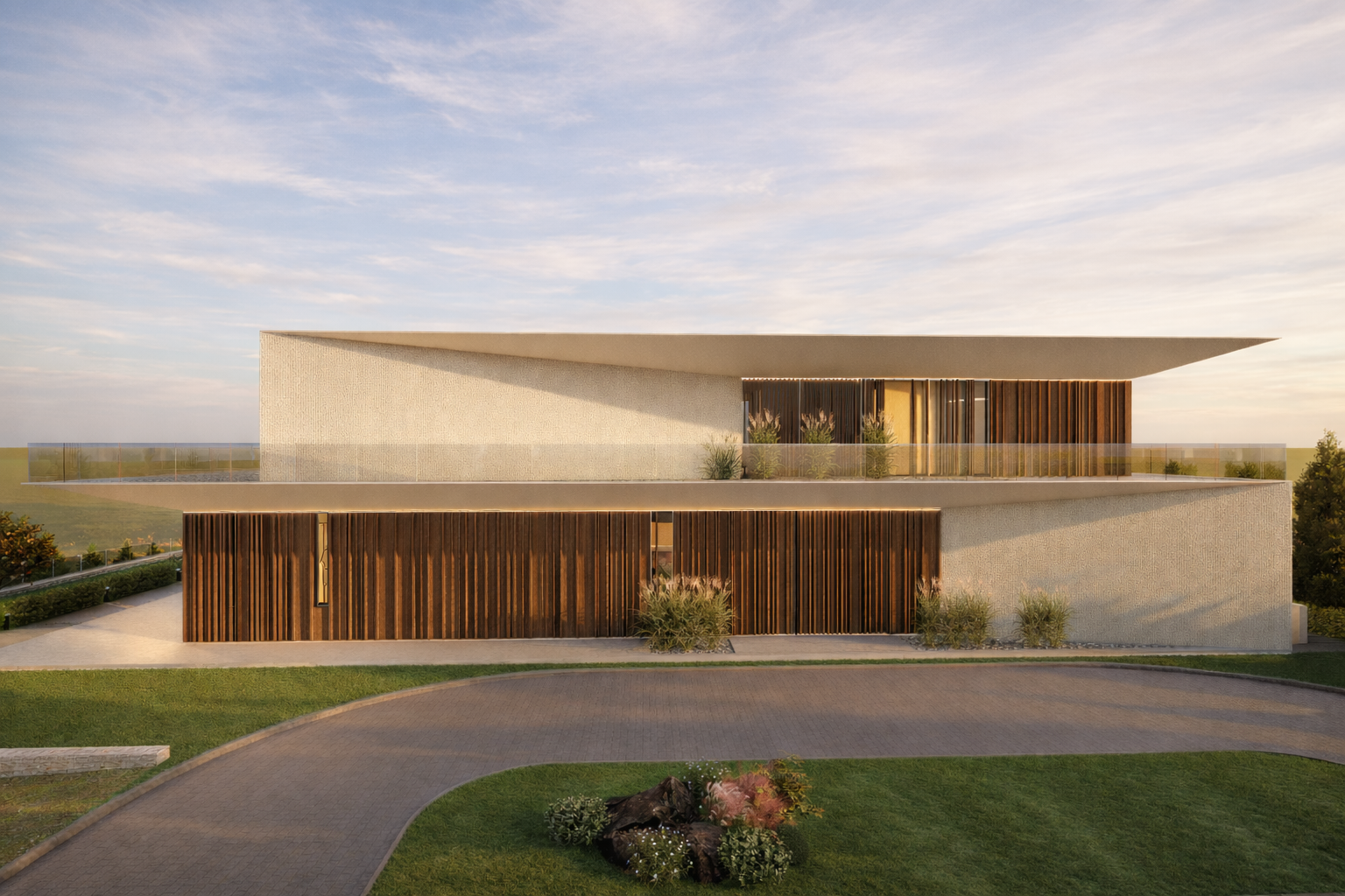 An image of the Chamfered House.