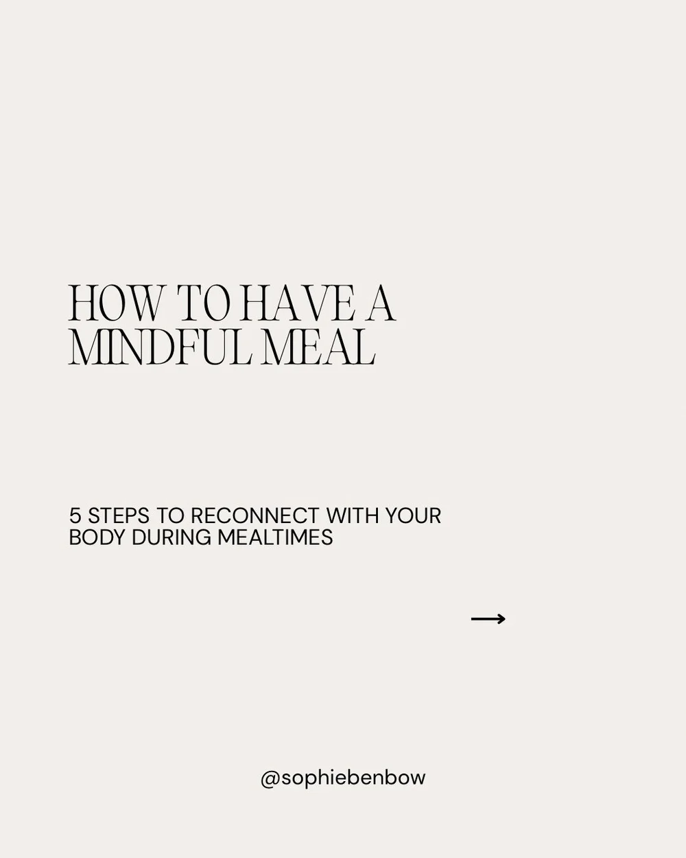 5 Steps to Reconnect with Your Body During Mealtimes ✨

Mindful eating is more than just the act of eating&mdash;it&rsquo;s about reconnecting with your body, noticing your cues, and honouring your meals.

Here are 5 simple steps to bring mindfulness