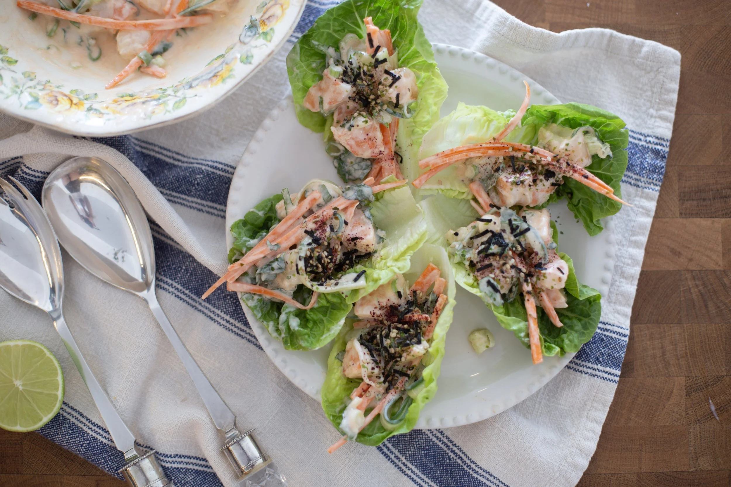 Sriracha Prawn &amp; Crunchy Herb Filling