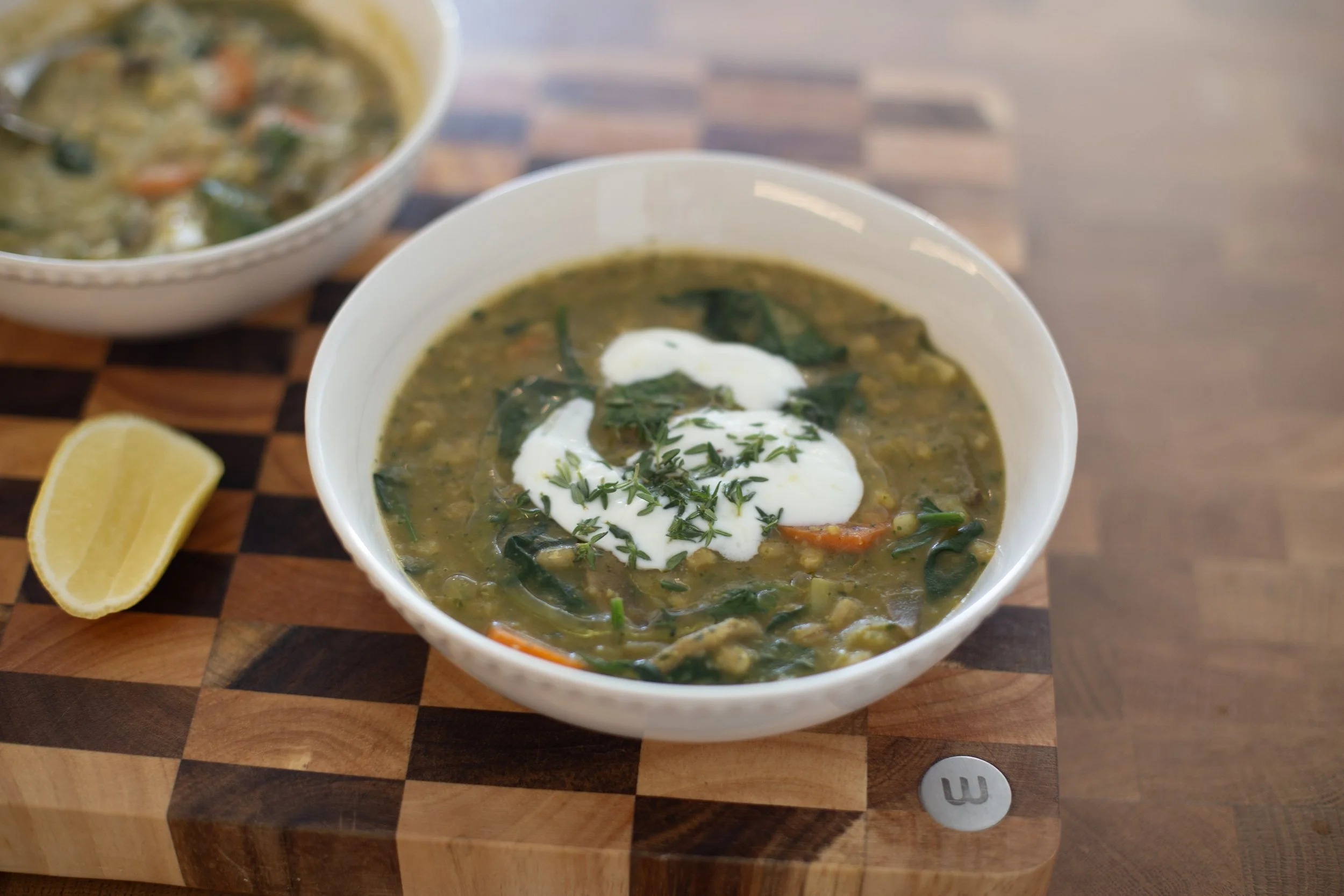 Rustic Farmhouse Pearl Barley Soup