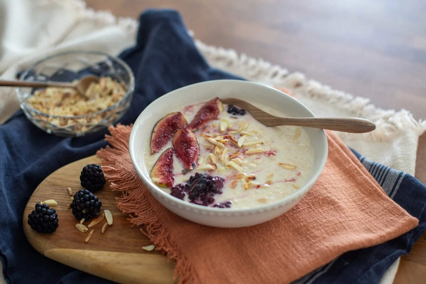 Bircher muesli 🤍

I made this beautiful recipe from @maggie_beer and honestly, I was so impressed. It&rsquo;s incredibly creamy and naturally sweet, without any dairy, just oats, apple juice and verjuice.

I kept the base the same and added my own t