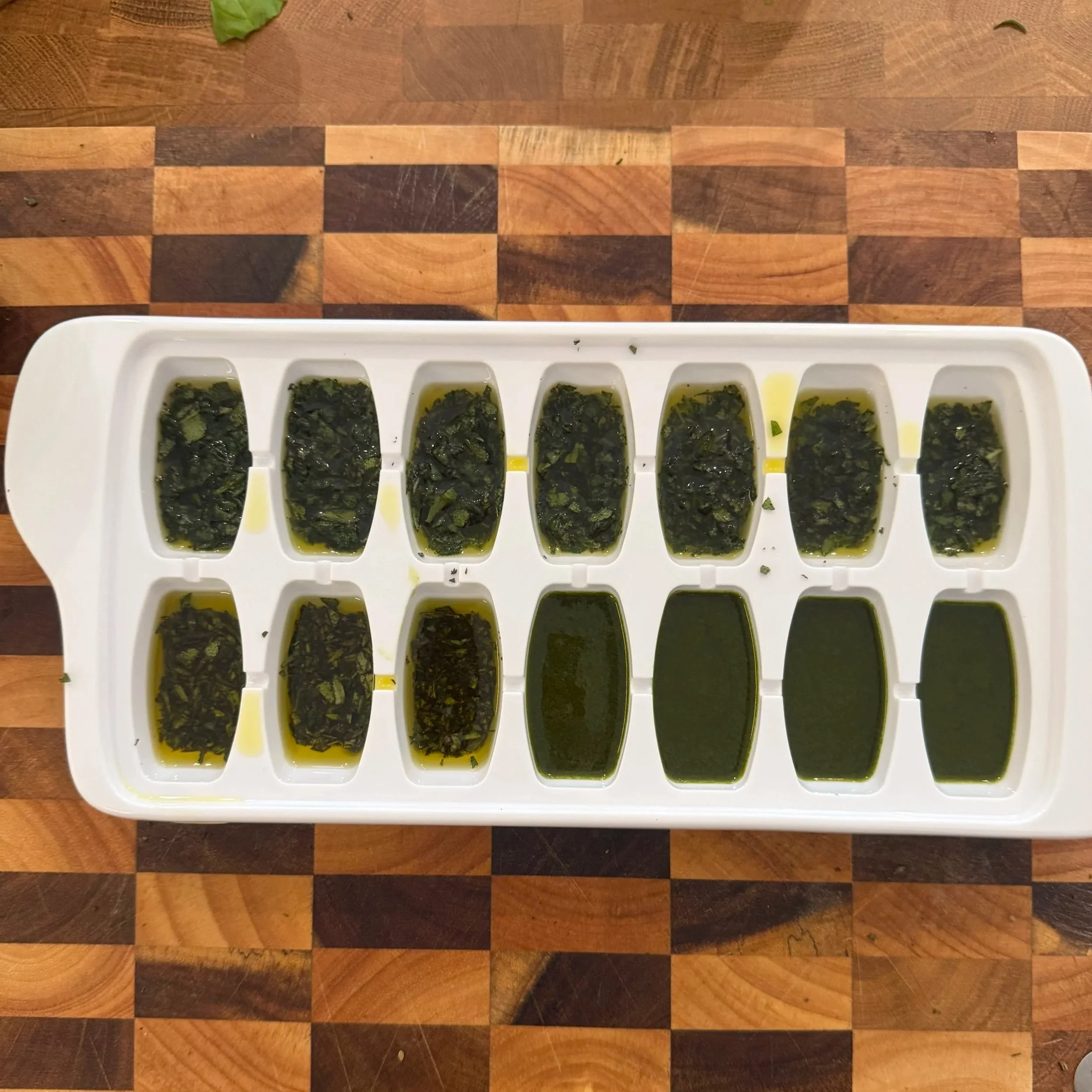 Freezer Herb Cubes: The Simple Mindful Meal Prep Hack I Use Every Week