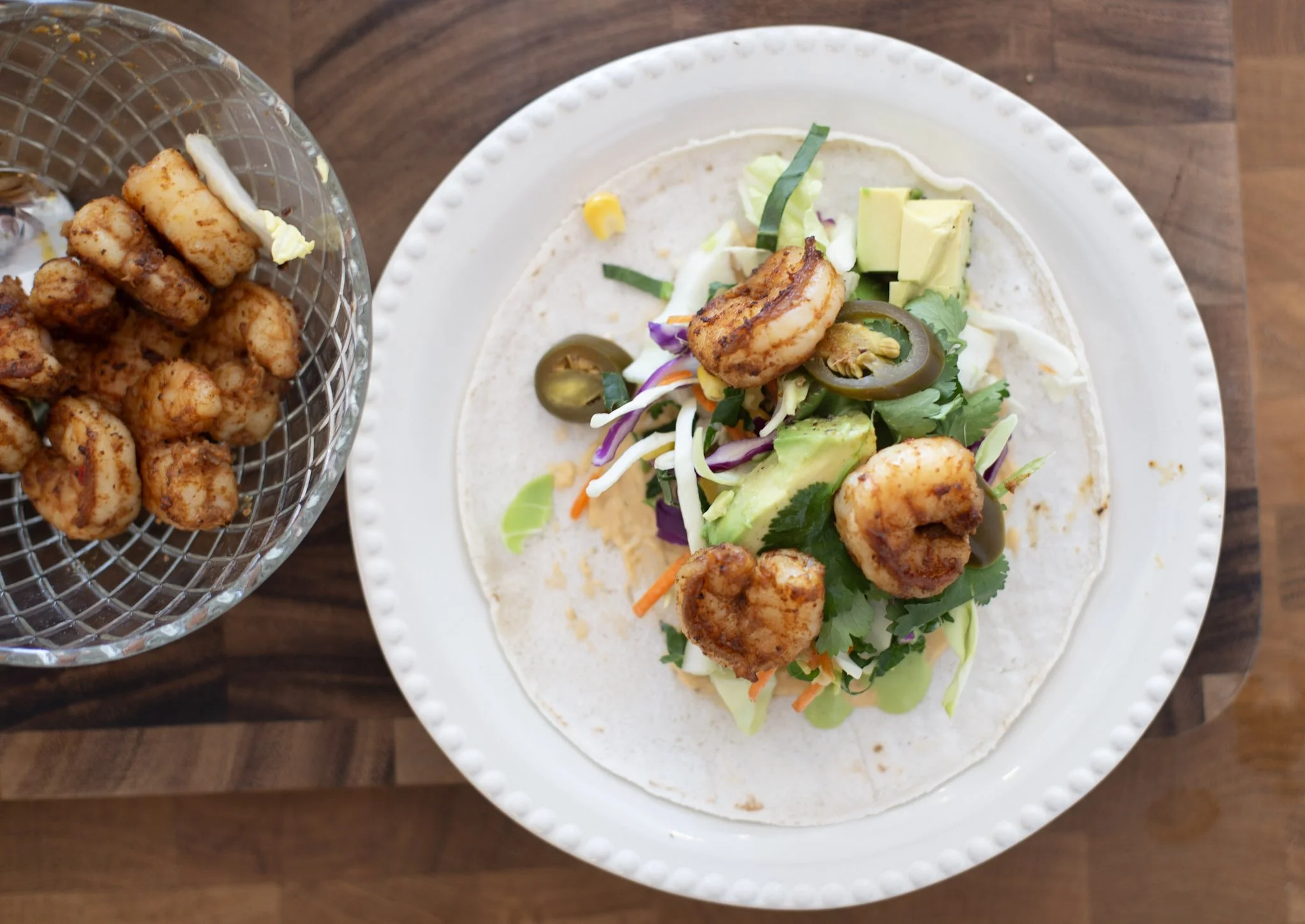 Smoky Lime Prawn Tacos