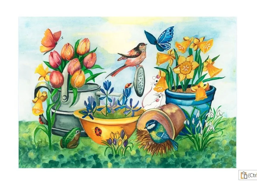 Spring plant pots 2